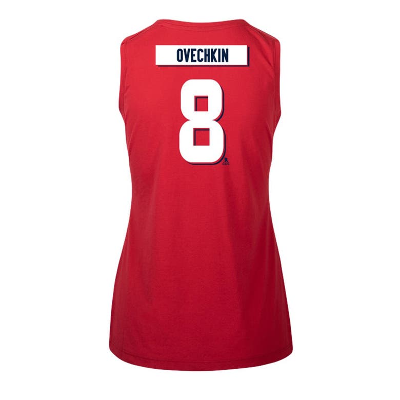 Shop Levelwear Alexander Ovechkin Red Washington Capitals Macy Player Name & Number Tank Top