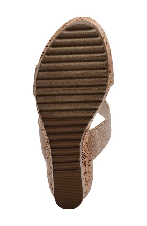 Shop Anne Klein Rikki Platform Wedge Sandal In Natural