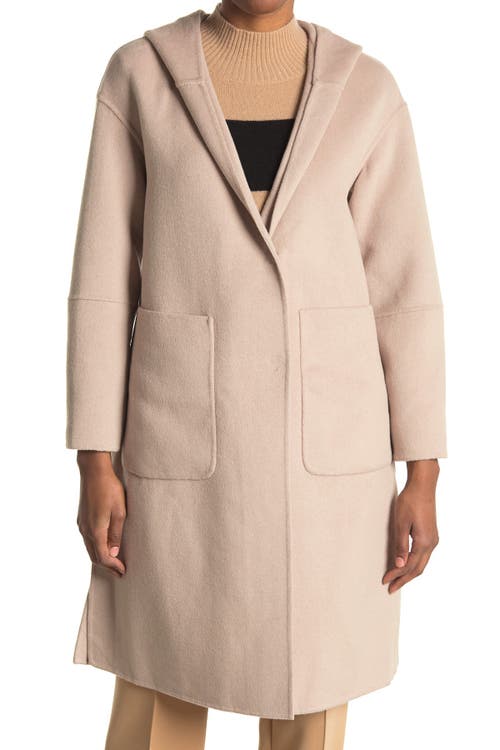 Shop Belle & Bloom Walk This Way Wool Blend Oversized Coat In Sand