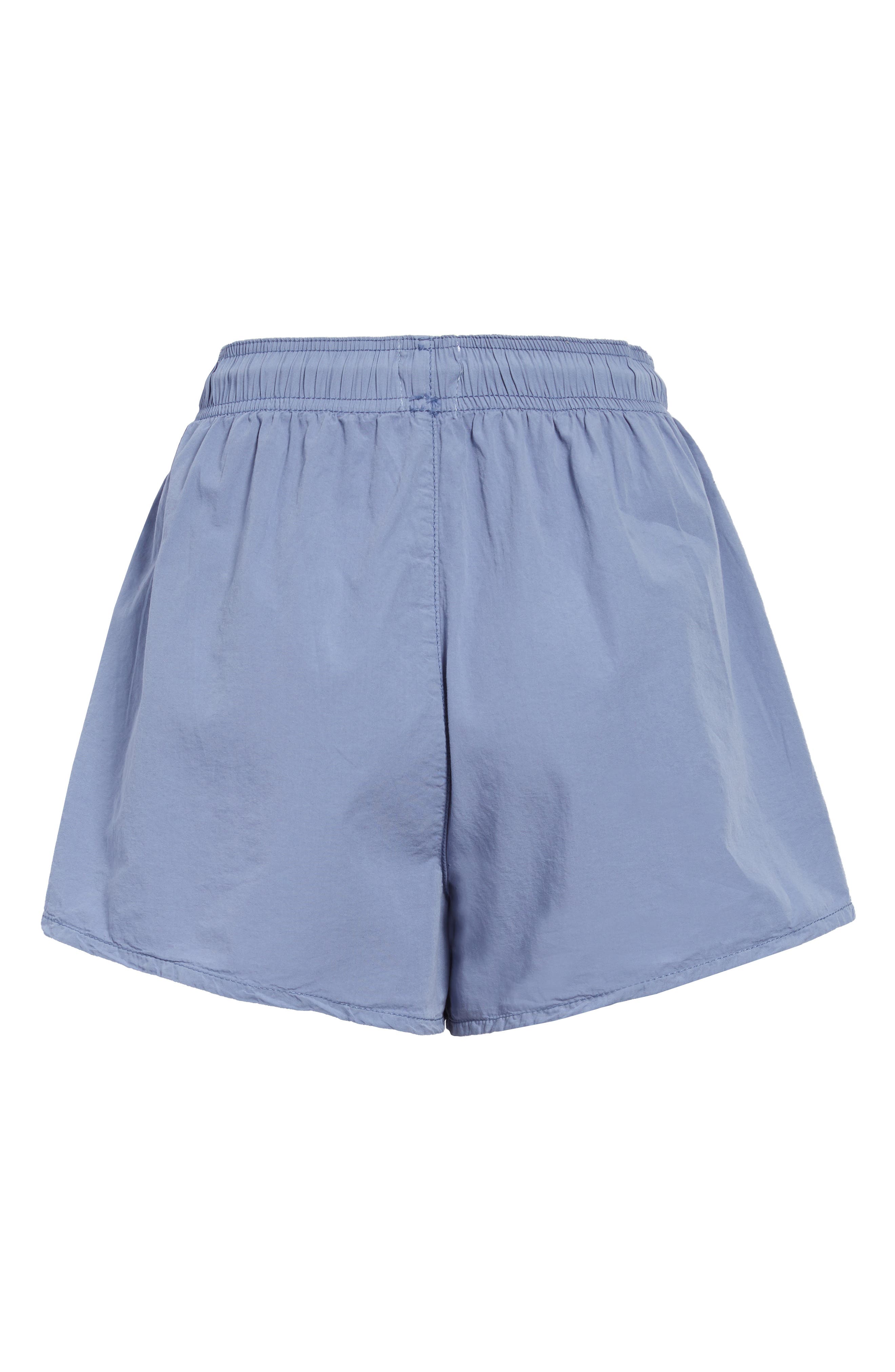 poplin jogger shorts