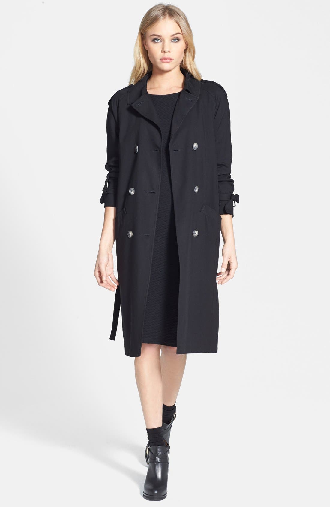 Draped Trench Coat Nordstrom