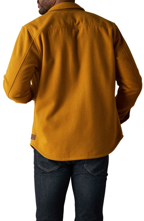 The Normal Brand Brisghtside Flannel Lined Workwear Jacket In Yellow