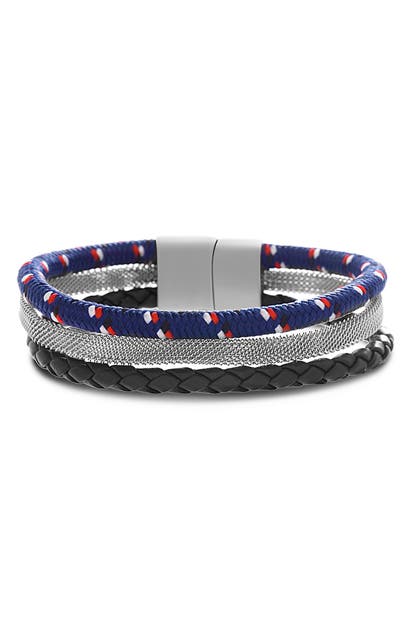 Click to view more detailed imagery on our partner's website Ben Sherman Triple Strand Bracelet In Multi