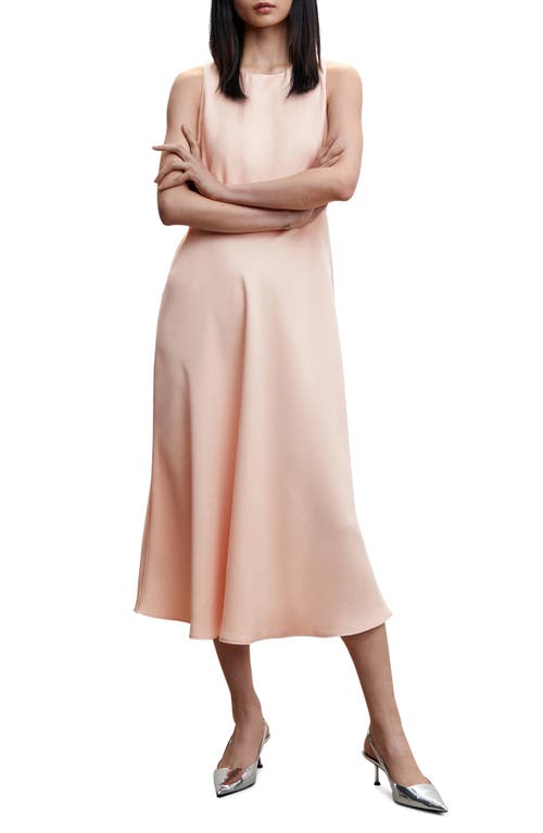 MANGO Sleeveless Dress in Pink