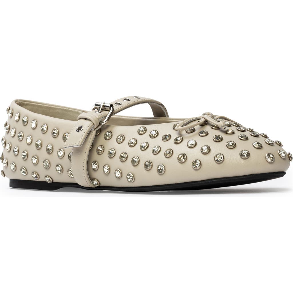 BLACK SUEDE STUDIO Mimi Mary Jane Flat in Peyote