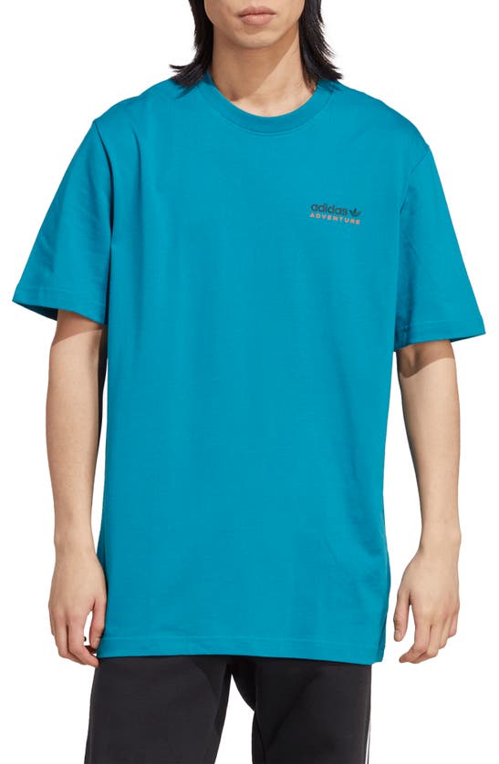 Adidas Originals Adventure Mountain T Shirt Blue