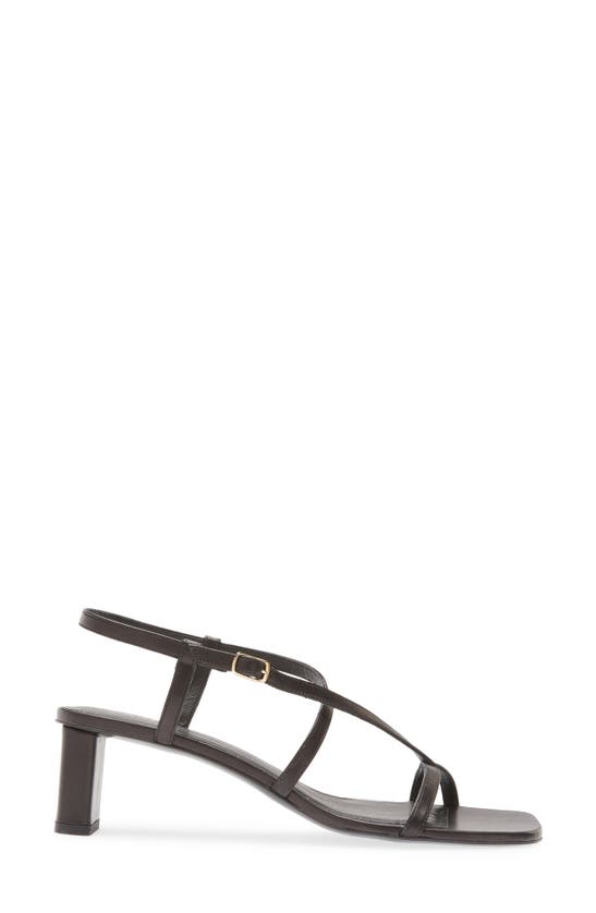 Shop Frame Le Braxton Strappy Sandal In Noir