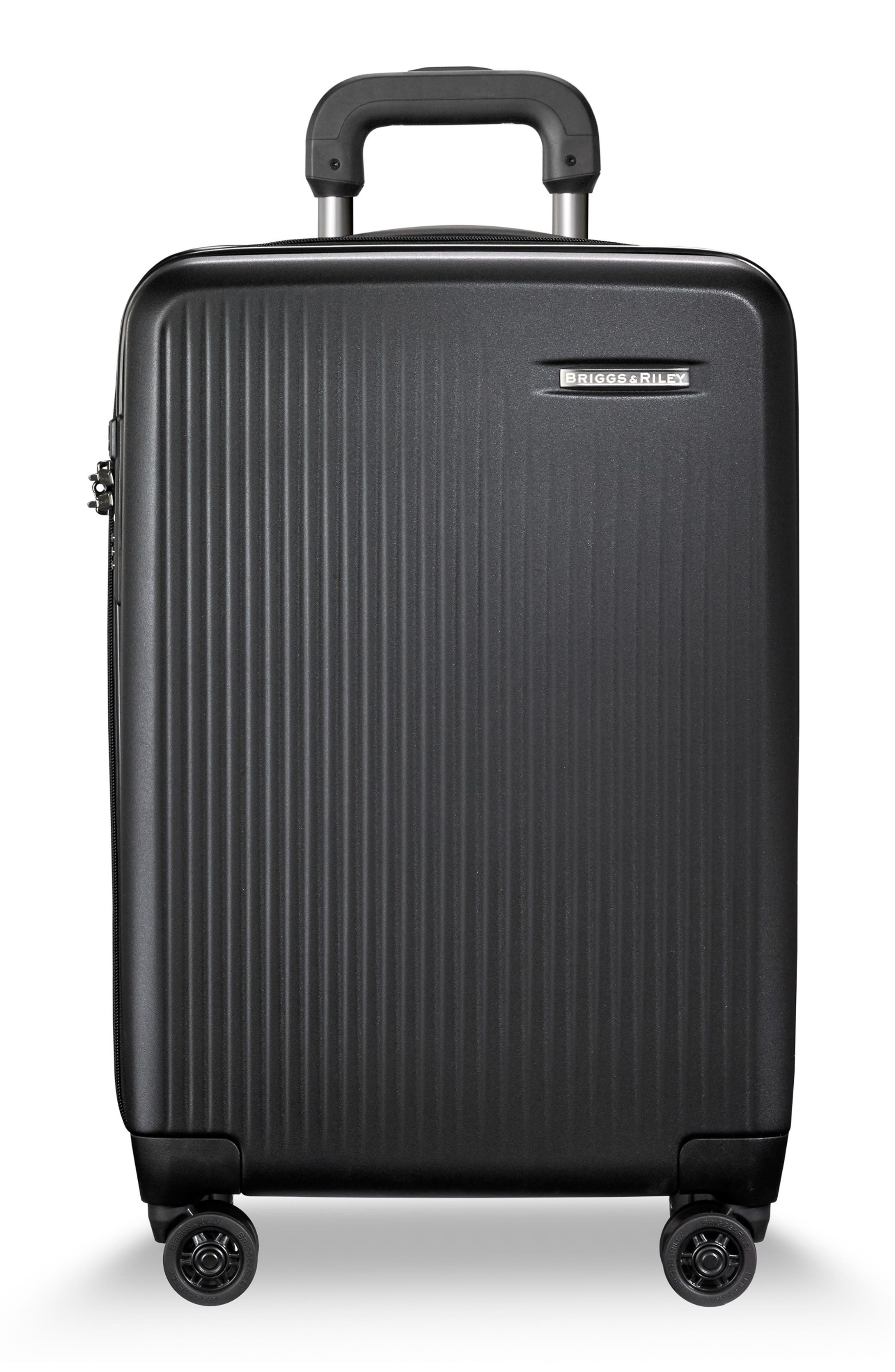 22 inch expandable spinner suitcase