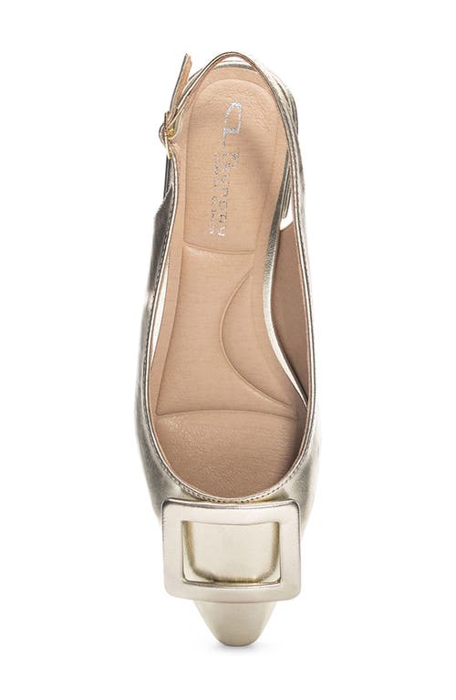 Cl By Laundry Sweetie Slingback Pump In Gold