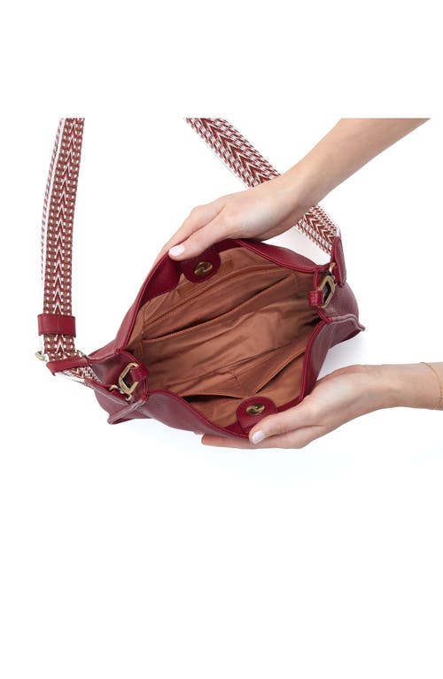 Shop Hobo Cass Leather Crossbody Bag In Wine