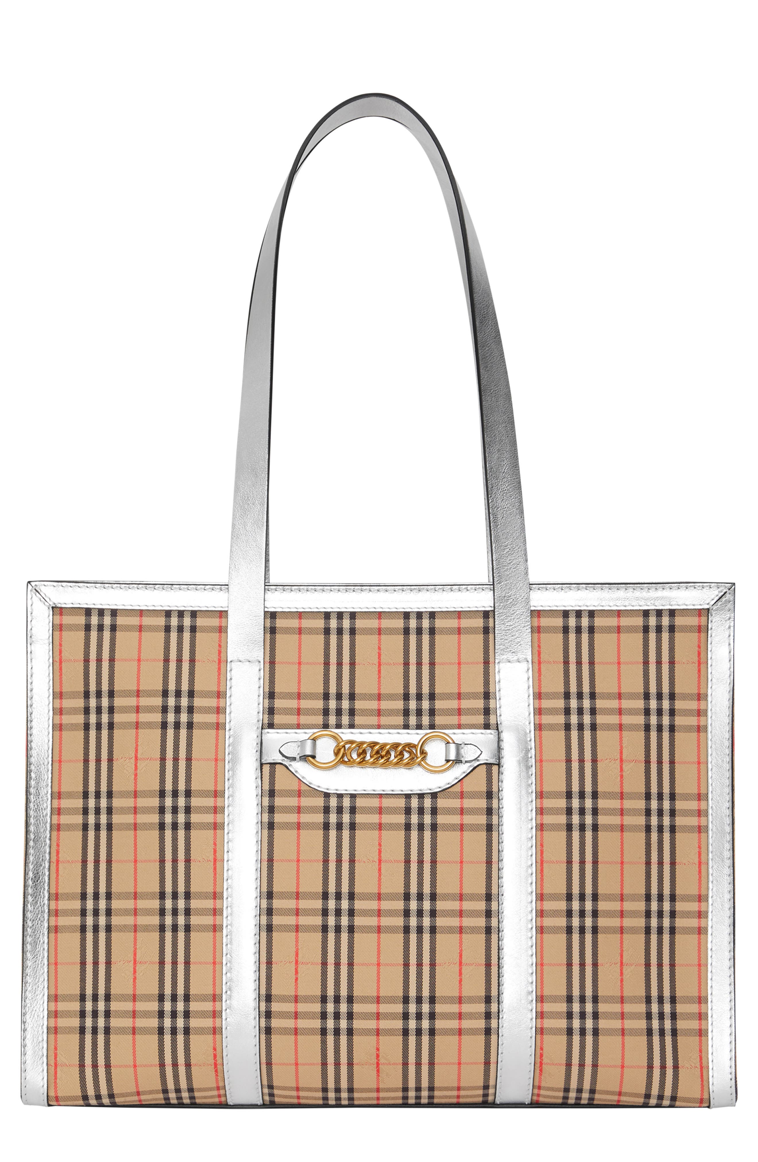 burberry zip tote