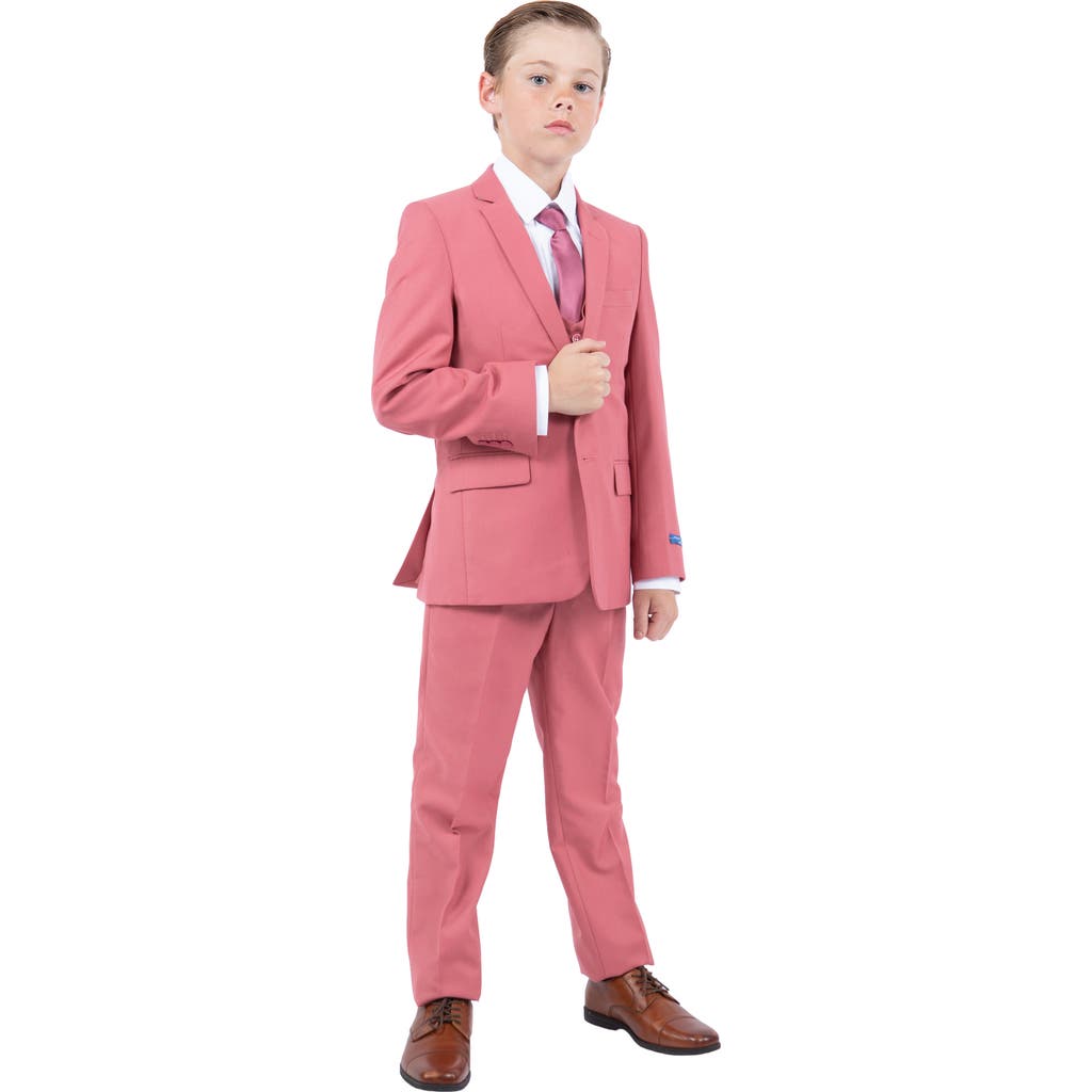 Perry Ellis Kids' Mauve Five-piece Suit In Mauve