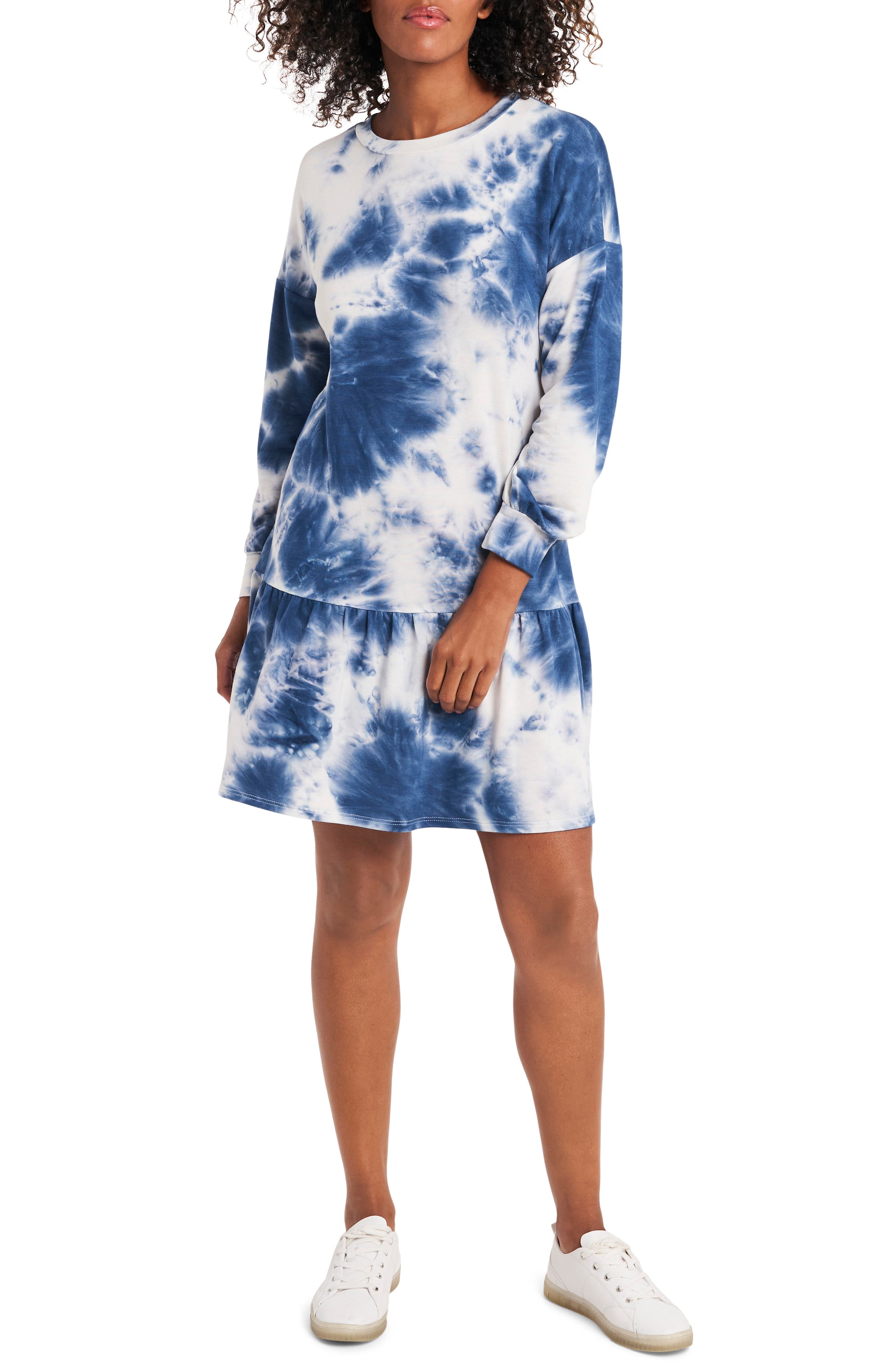 Cotton Tie-dye French Terry Dress 