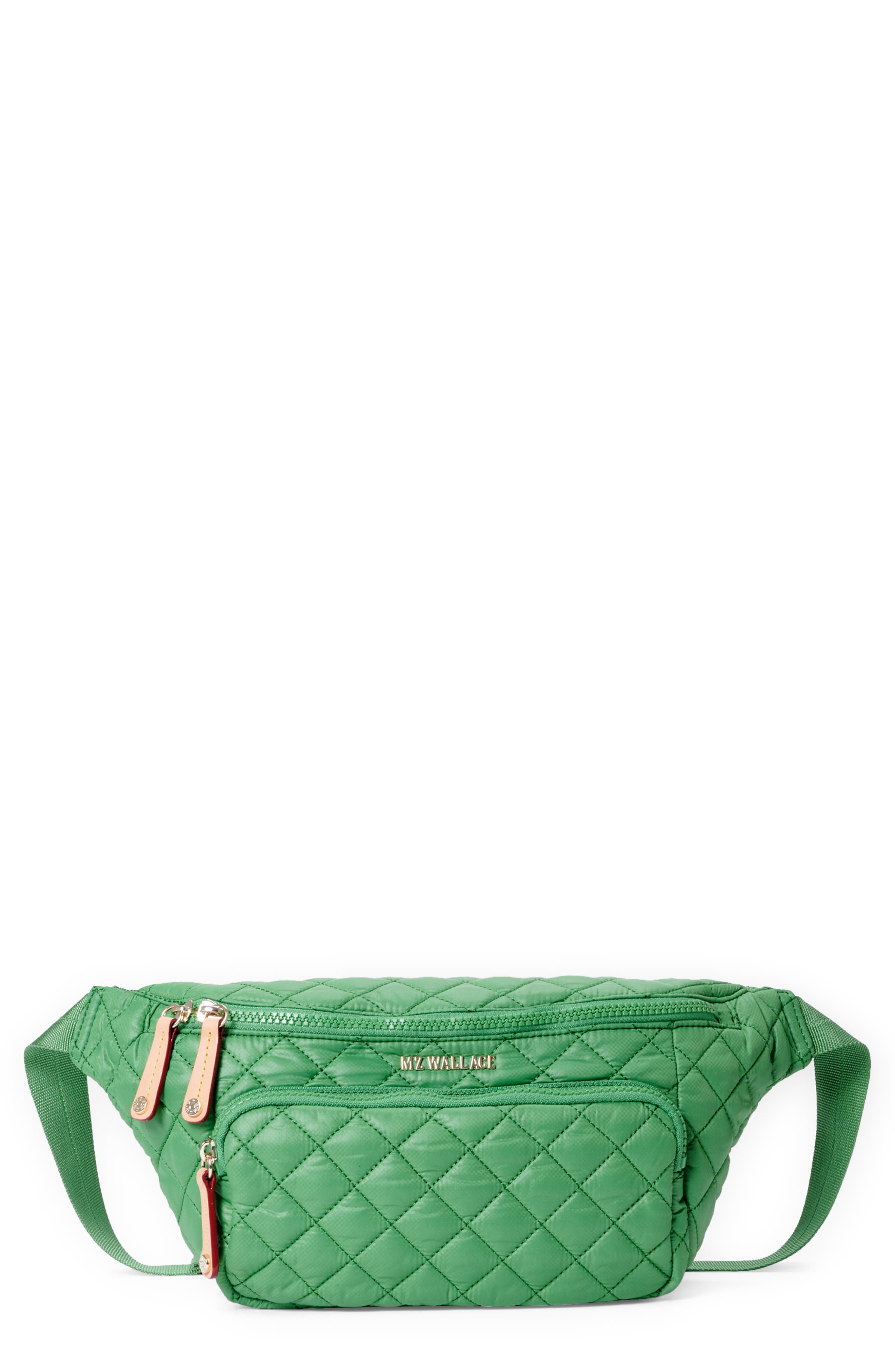 dark green fanny pack