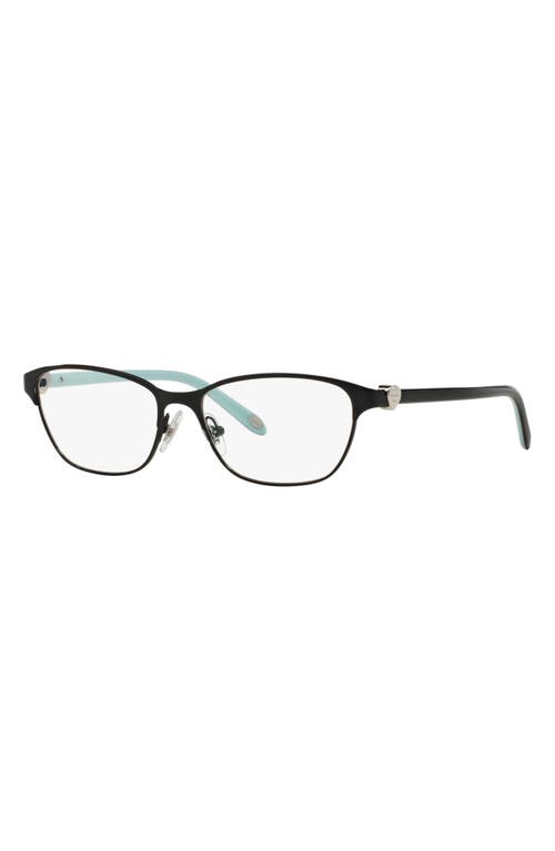 Shop Tiffany & Co . 51mm Optical Glasses In Black/blue