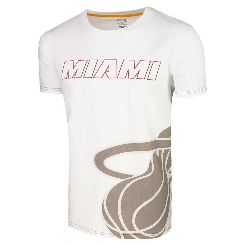 Shop Stadium Essentials Unisex  White Miami Heat Scoreboard T-shirt
