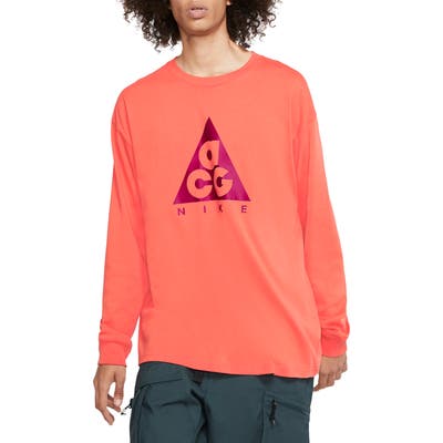 Nike Nrg All Conditions Gear Logo T-Shirt, Orange