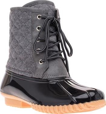 Sporto Delanie Quilted Water Resistant Duck Boot Women