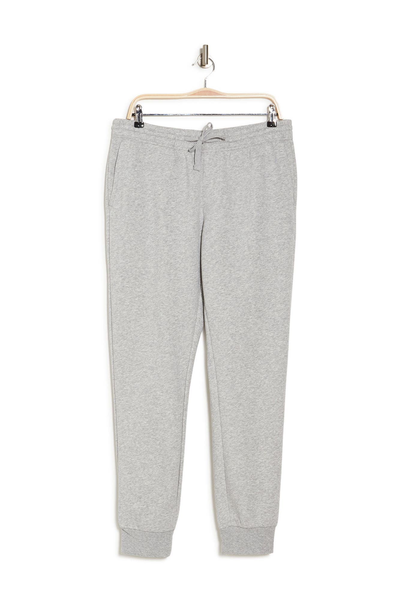 Abound Fleece Knit Drawstring Joggers In Grey Heather
