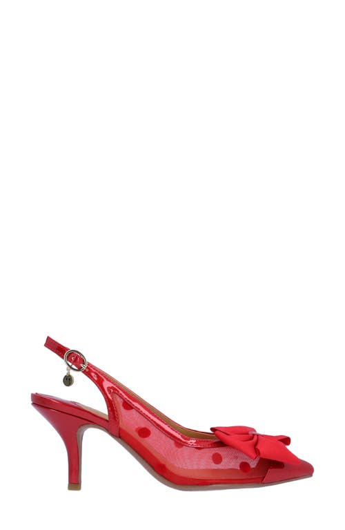 J. Reneé Kadence Slingback Pump In Red