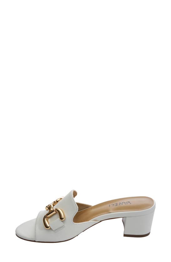 Vaneli Oksana Block Heel Sandal In White