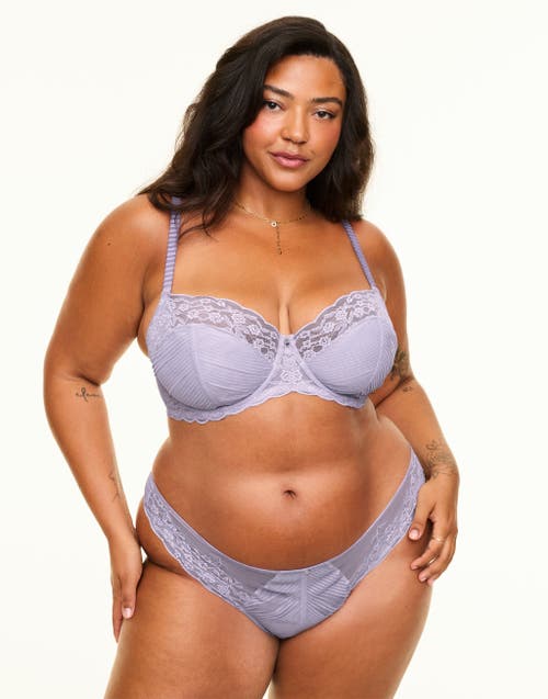 Shop Adore Me Perla Contour Balconette Bra In Medium Purple