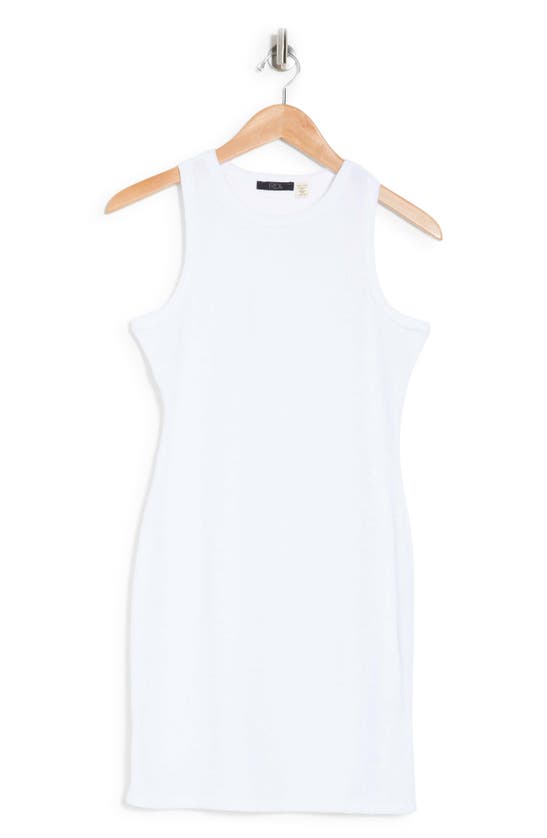 Rdi Terry Cloth Dress In White