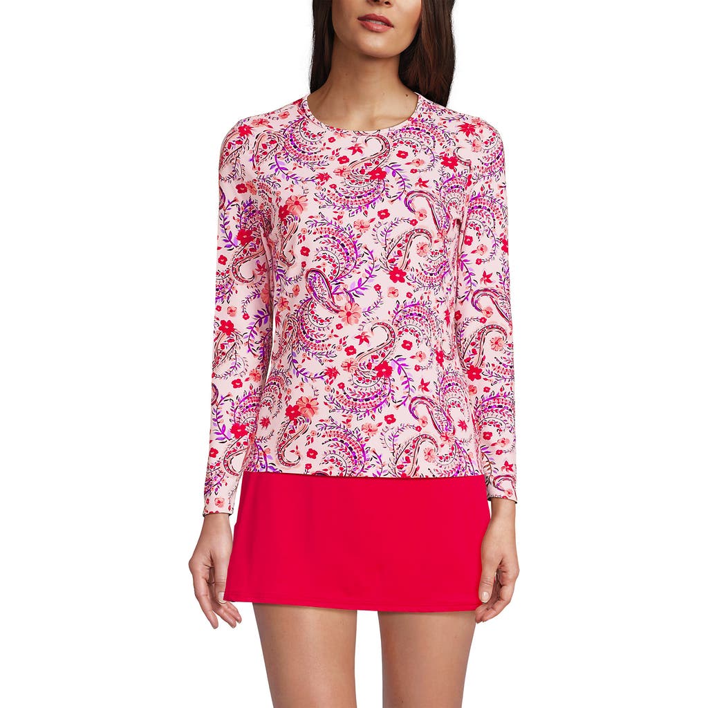 LANDS' END LANDS' END LONG SLEEVE RELAXED UPF 50 RASH GUARD