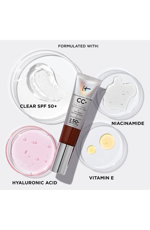 IT COSMETICS IT COSMETICS CC+ COLOR CORRECTING FULL COVERAGE CREAM SPF 50+ 