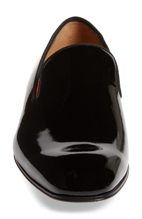 Shop Christian Louboutin Dandelion Venetian Loafer In Black/black Leather