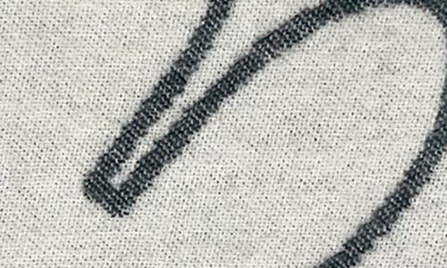 Maison Deux X Miffy Kids' Wool Blanket In White/black