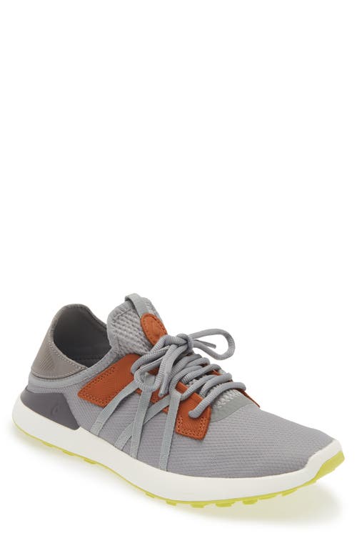 Shop Olukai Manele Golf Shoe In Poi/charcoal