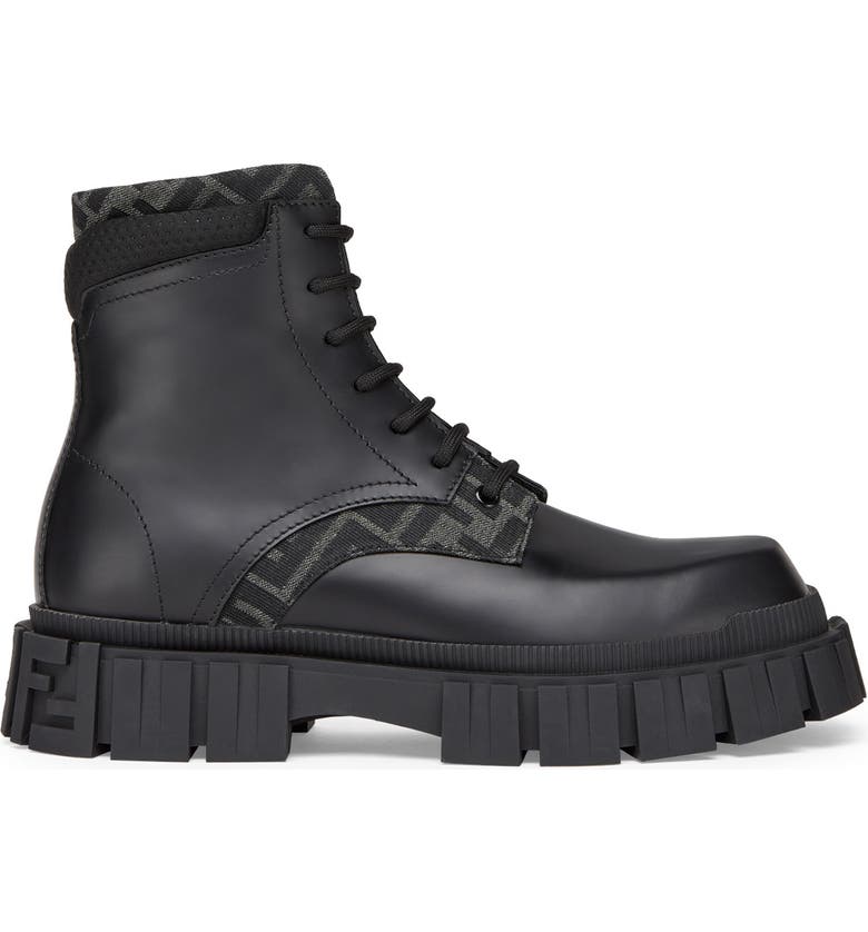 Fendi Force Lugged Plain Toe Boot (Men) | Nordstrom