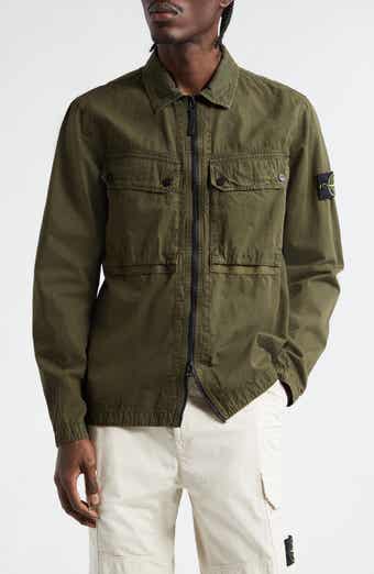 Brush canvas 2025 overshirt stone island