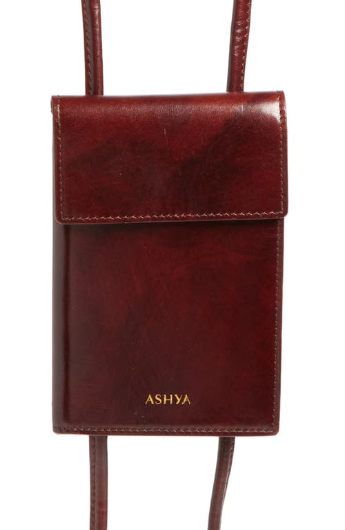 ASHYA Bolo Leather Passport Pouch in Trilogy at Nordstrom