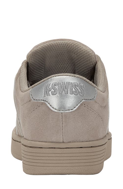 Shop K-swiss Court Pro Ii Sde Sneaker In Chateau Gray/silver
