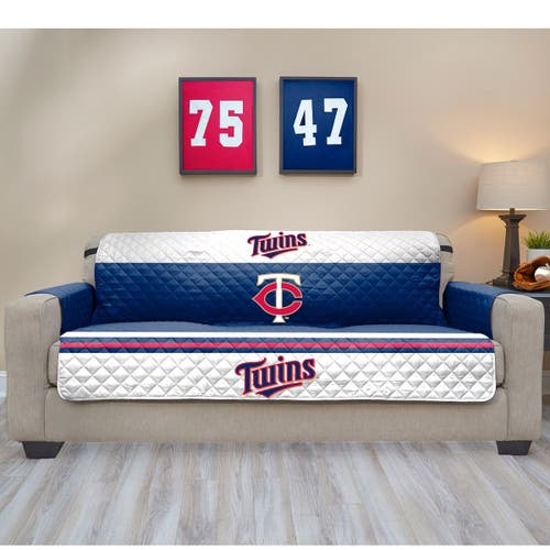 PEGASUS HOME FASHIONS Blue Minnesota Twins Sofa Protector