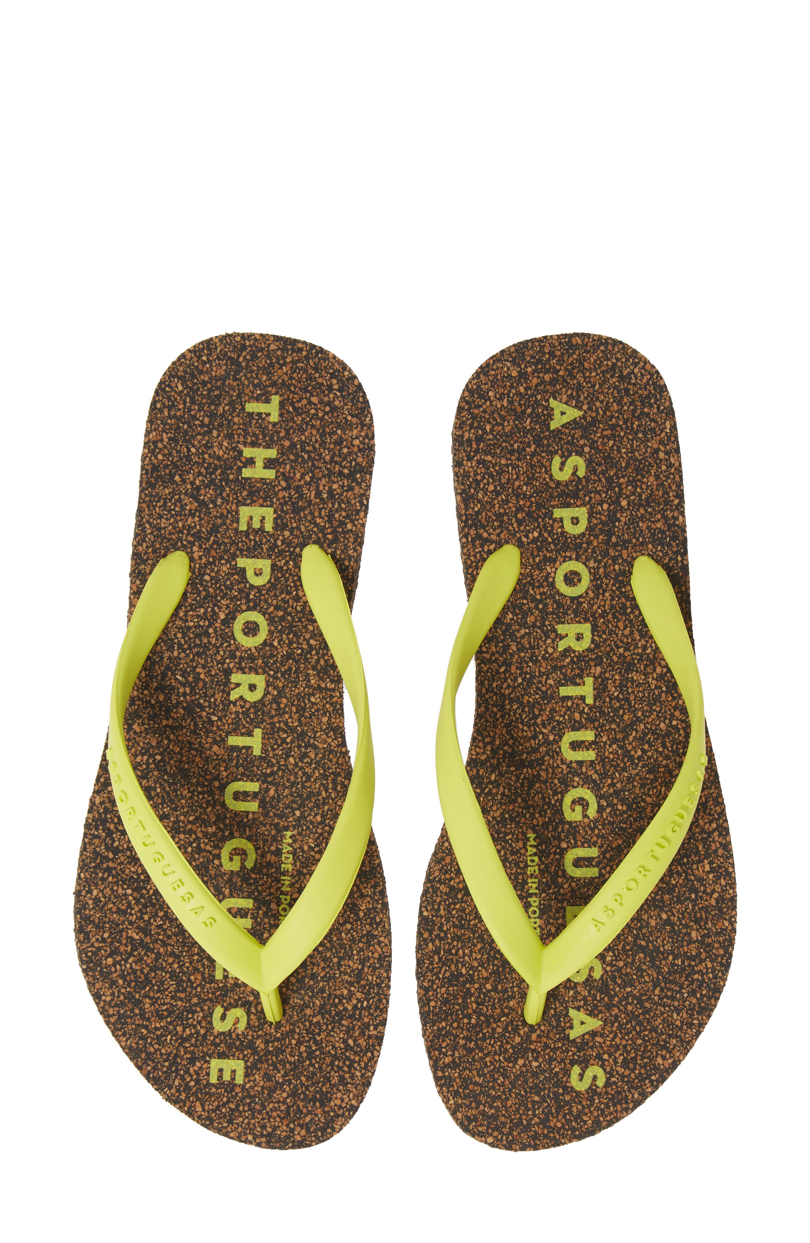 Asportuguesas By Fly London Base 000 Flip Flop, /36 - Yellow