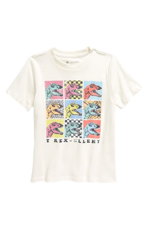 Tucker + Tate Kids' Cotton Graphic T-Shirt White Snow T-Rexellent at Nordstrom,