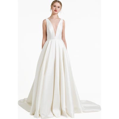 Jenny By Jenny Yoo Spencer Taffeta Ballgown