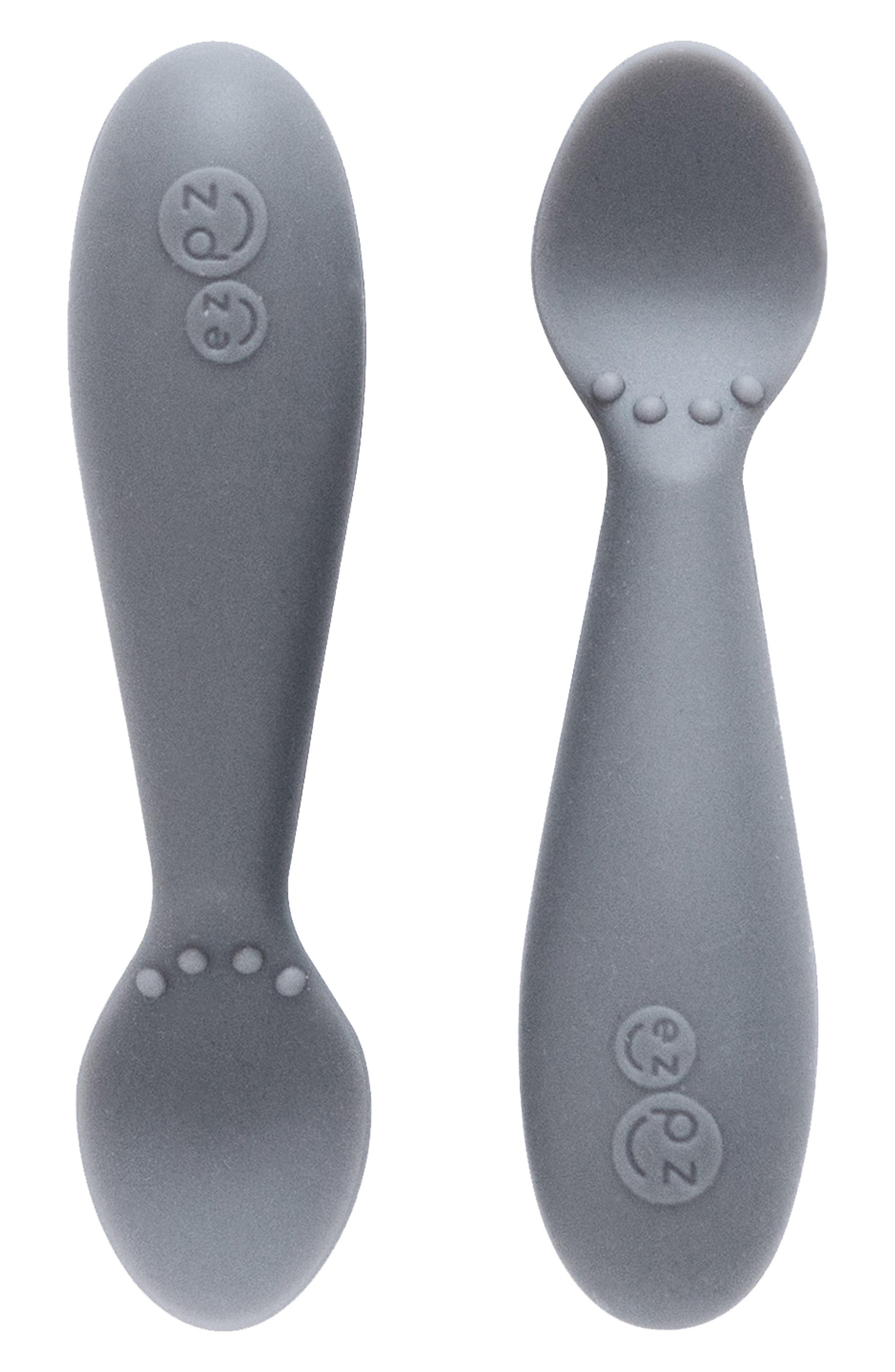 ezpz 2-Pack Tiny Spoons in Grey at Nordstrom
