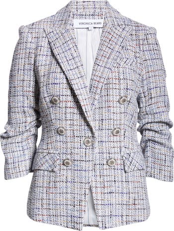 Veronica Beard Ryland Tweed Dickey Jacket