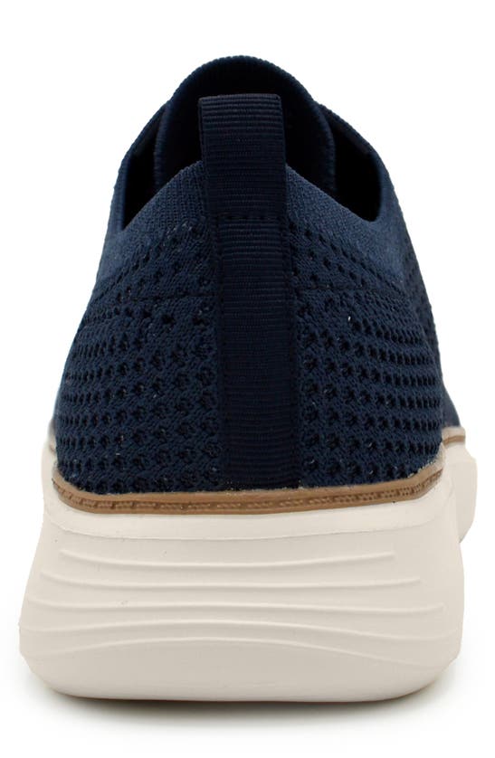 Delo Go Green Mesh Sneaker In Navy