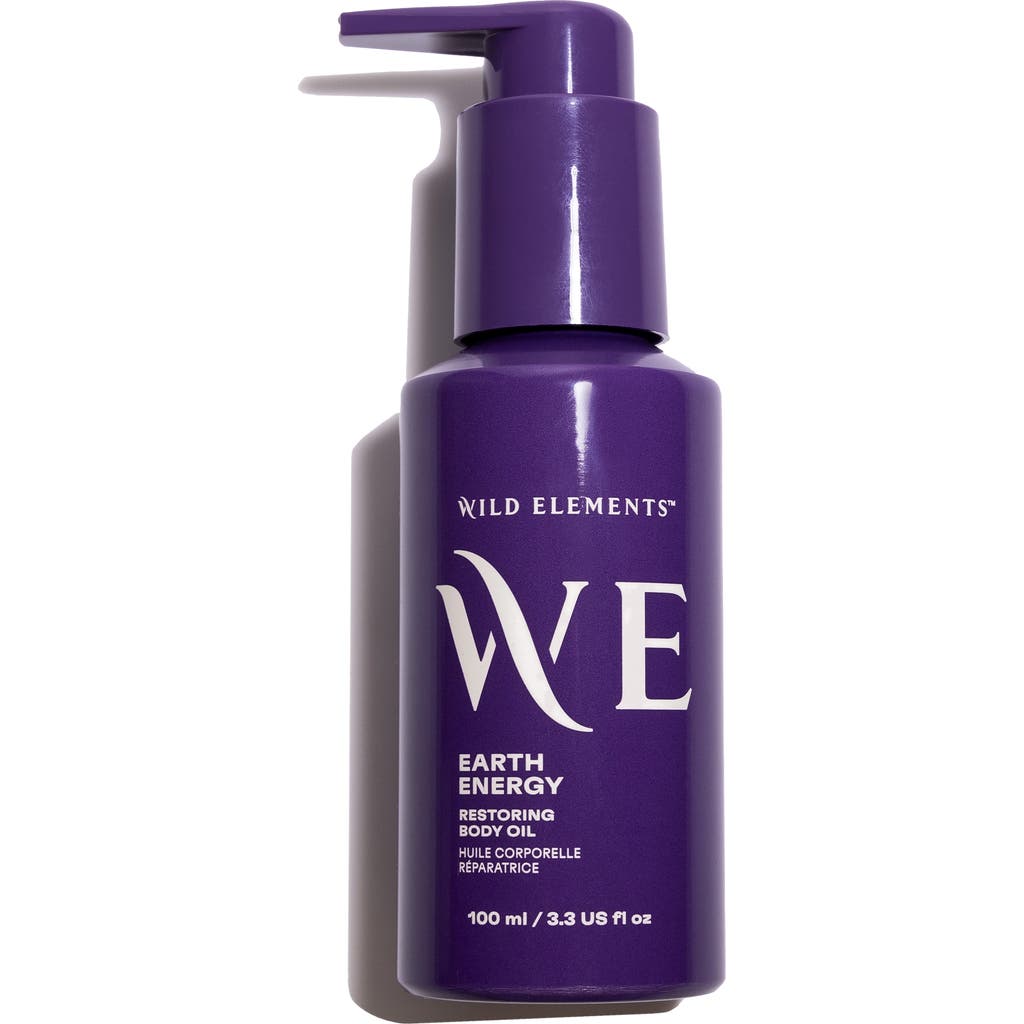 Wild Elements Earth Energy Restoring Body Oil In Bottle