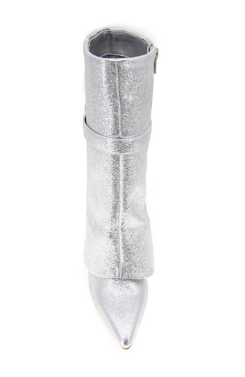 Shop Bcbg Rinzy Wedge Boot In Silver