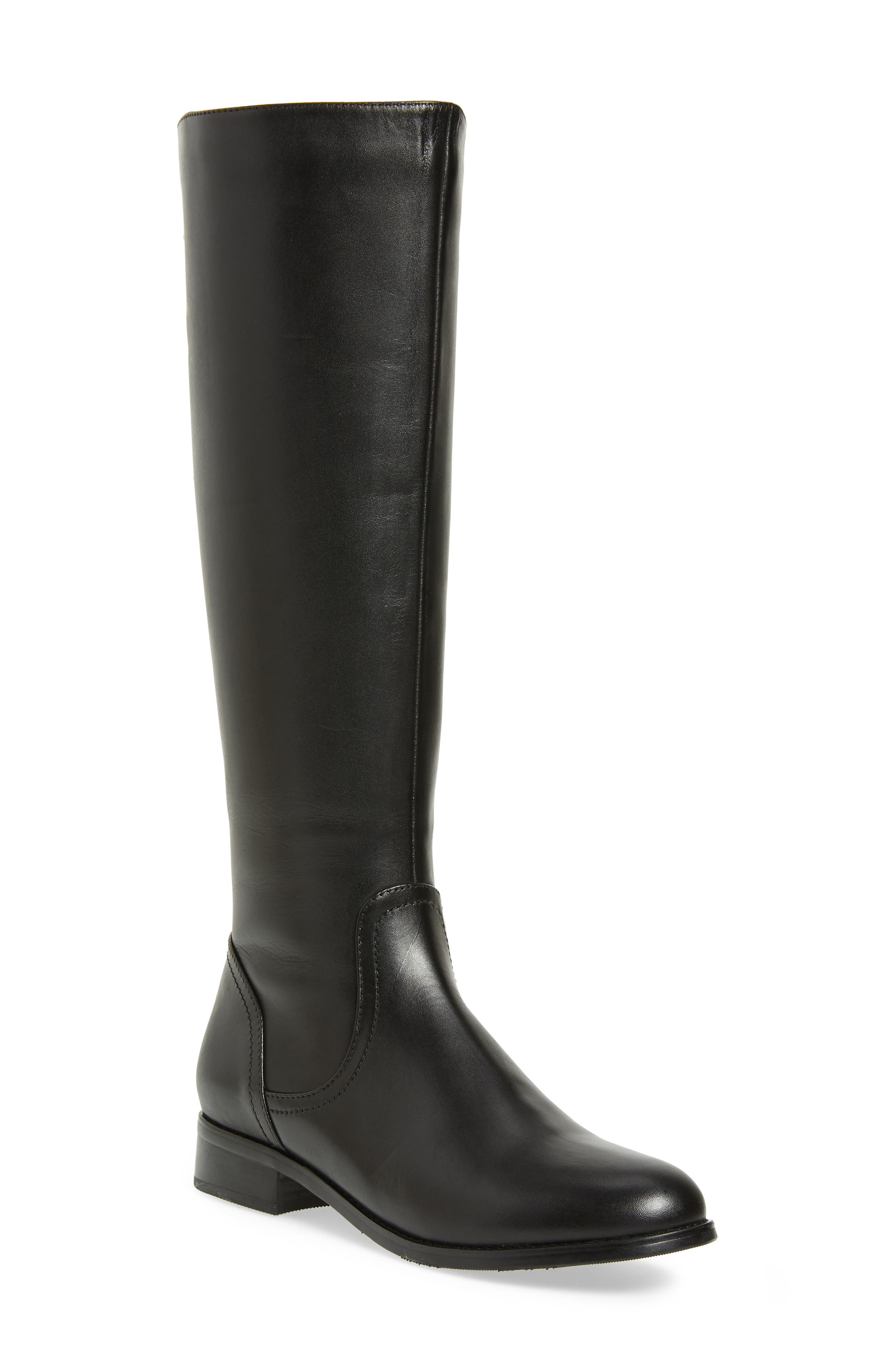 knee high leather boots womens