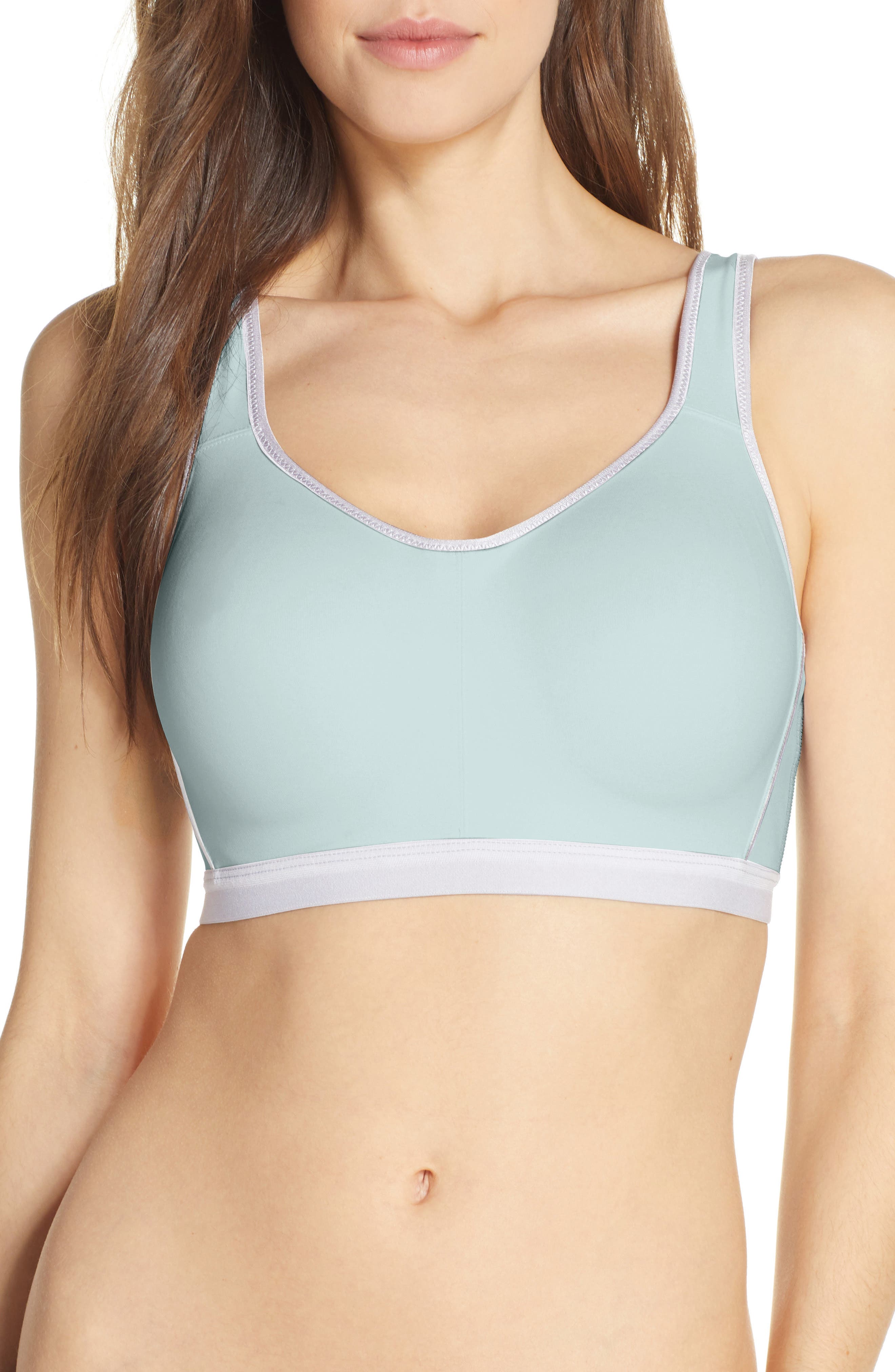 UPC 195093014413 product image for Wacoal High Impact Underwire Sports Bra, Size 38D in Ether/White at Nordstrom | upcitemdb.com