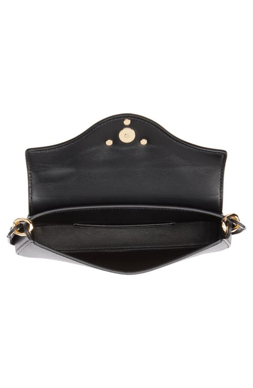 Shop Valentino Garavani Mini Vlogo Bold Crossbody Bag In 0no Nero