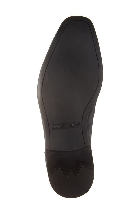 Stuart Weitzman Simon Crisscross Loafer In Off Black