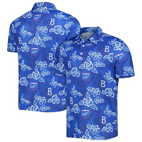 Reyn Spooner Men's Tampa Bay Rays Blue Aloha Performance Polo